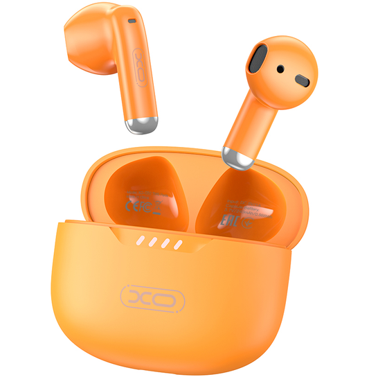 Manos libres Bluetooth XO Design G50, TWS, Naranja