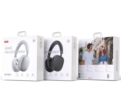 Manos libres Bluetooth XO Design BE55, A2DP, ANC, Plateado