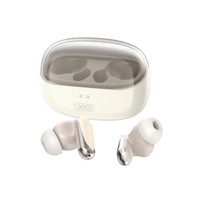 Auricular Bluetooth XO Design G42, TWS, ANC, Beige