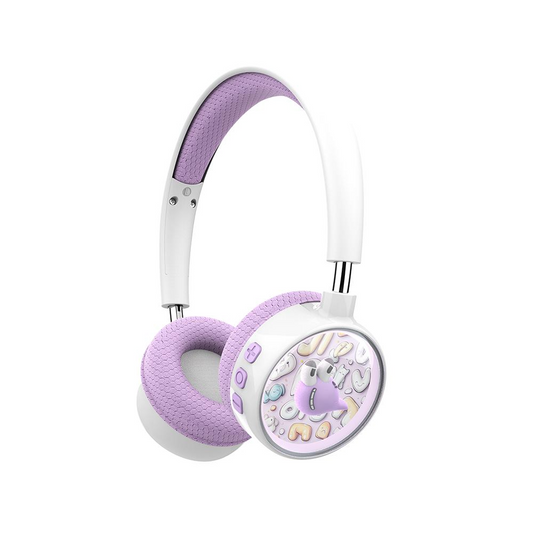 Handsfree Bluetooth XO Design BE57 Cartoon Kids, A2DP, Morado