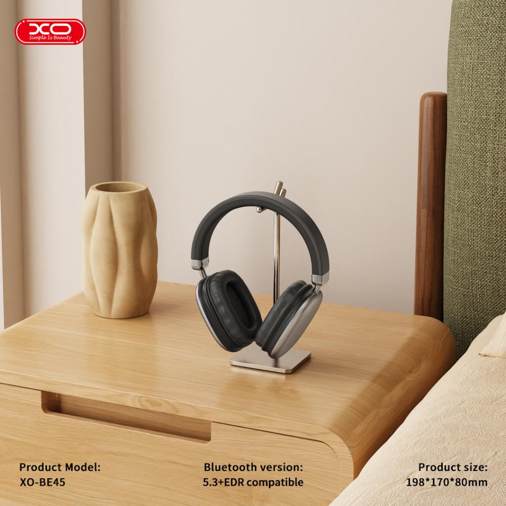 Manos libres Bluetooth XO Design BE45, A2DP, Negro