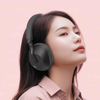 Manos libres Bluetooth XO Design BE49 Qiyue, A2DP, ANC, Negro
