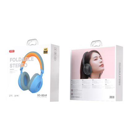 Manos libres Bluetooth XO Design BE49 Qiyue, A2DP, ANC, Azul