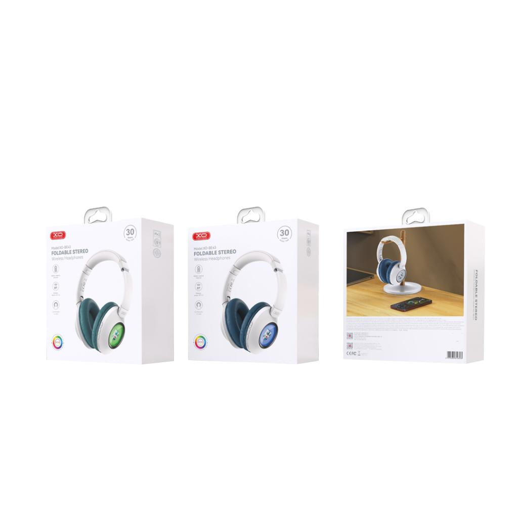 Manos libres Bluetooth XO Design BE43, A2DP, Azul