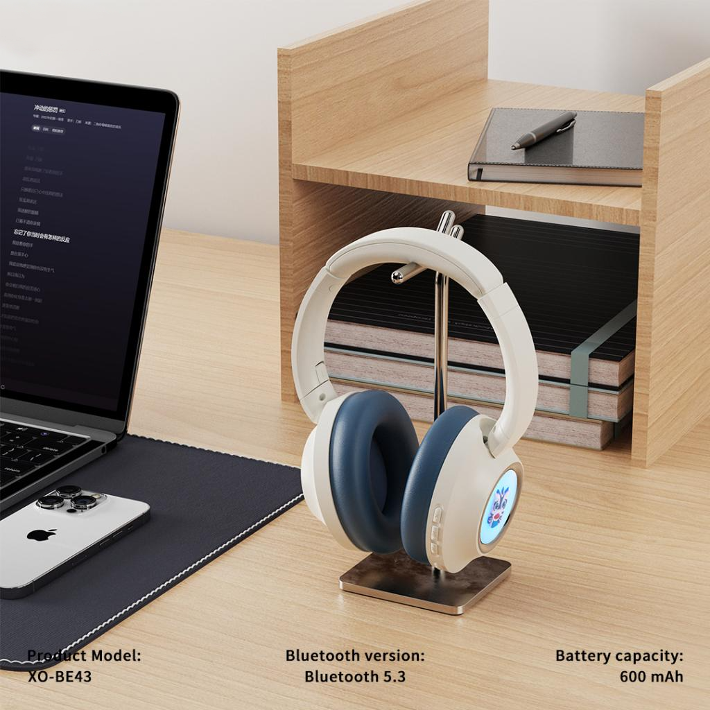 Manos libres Bluetooth XO Design BE43, A2DP, Azul