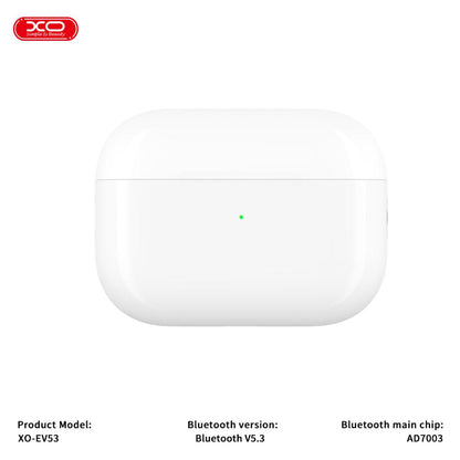 Auriculares Bluetooth XO Design EV53, TWS, ANC, Blanco
