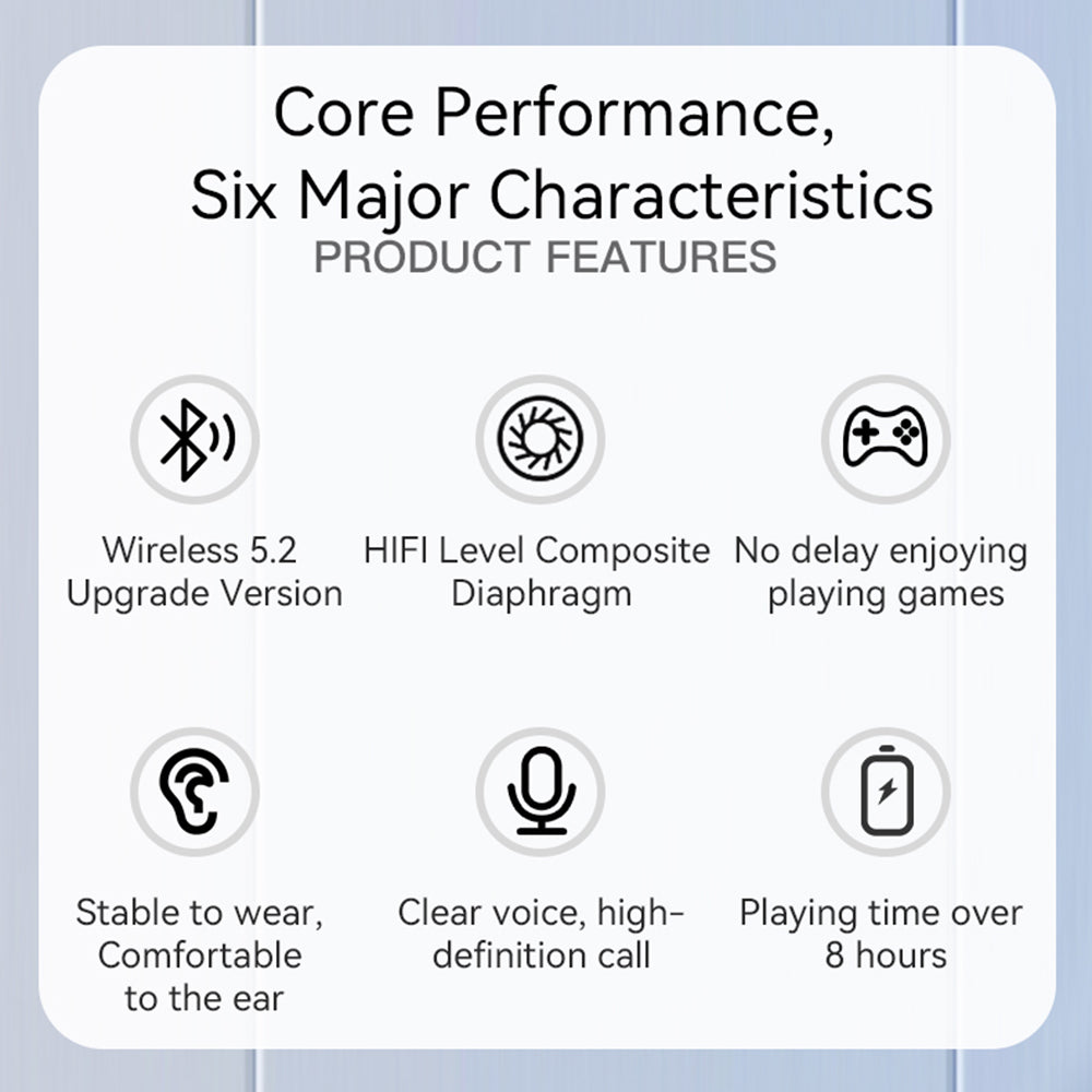 Auriculares Bluetooth manos libres Yesido EP05, A2DP, ANC, Negro