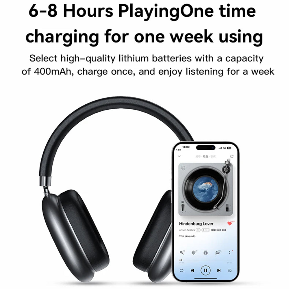 Auriculares Bluetooth manos libres Yesido EP05, A2DP, ANC, Negro