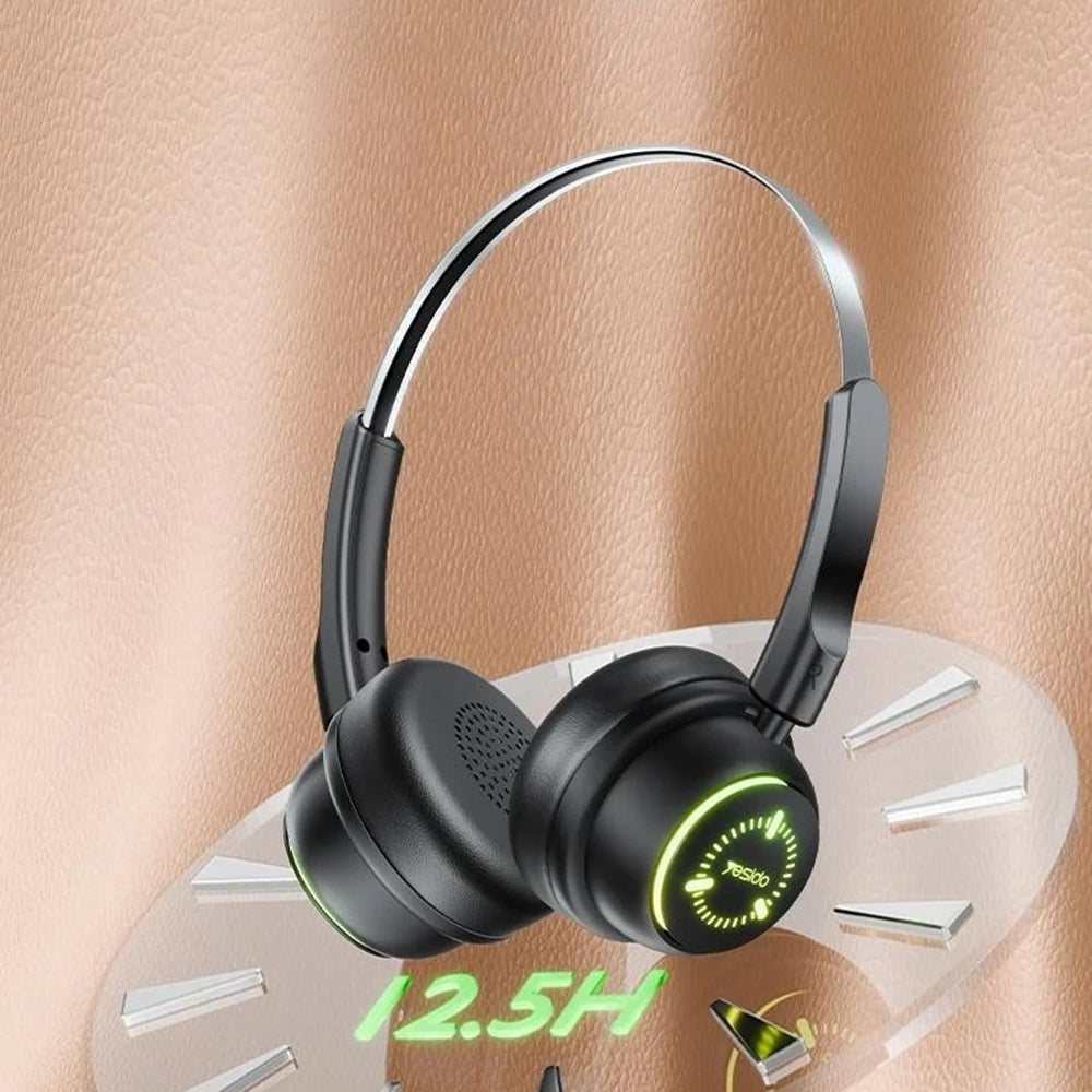 Manos libres Bluetooth Yesido EP15 Kids, A2DP, Negro
