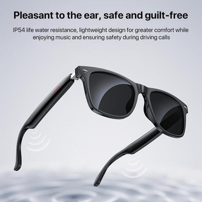 Handsfree Bluetooth Yesido IO35, Tipo Gafas de Sol Unisex, A2DP, Negro