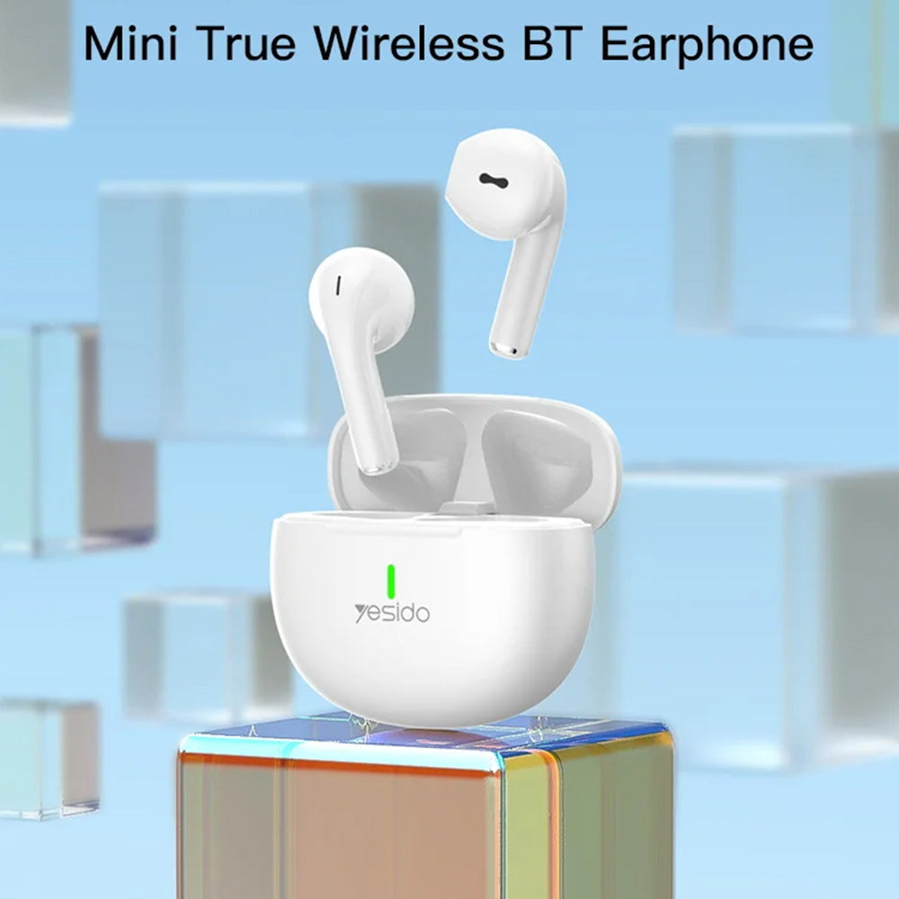 Manos libres Bluetooth Yesido TWS18, TWS, Blanco