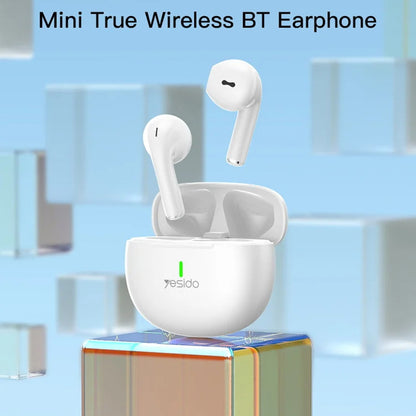 Manos libres Bluetooth Yesido TWS18, TWS, Blanco