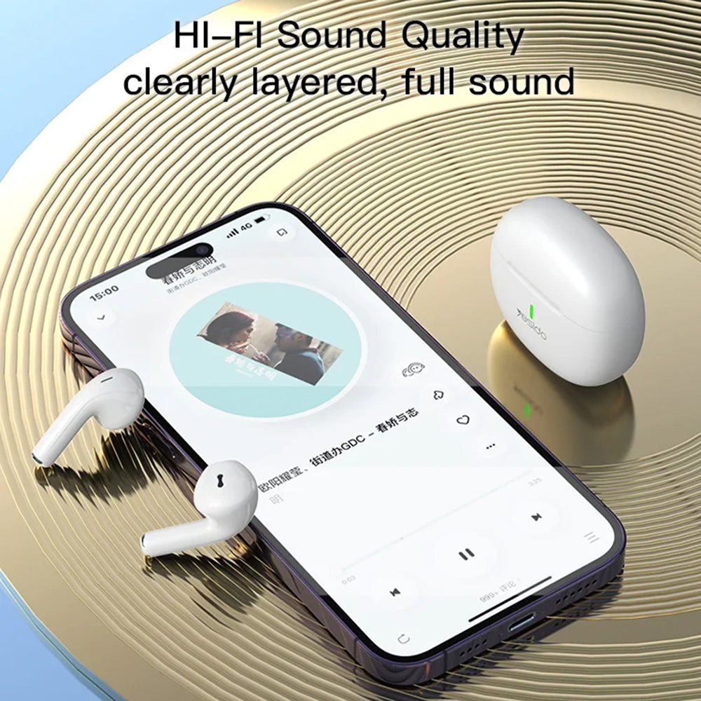 Manos libres Bluetooth Yesido TWS18, TWS, Blanco