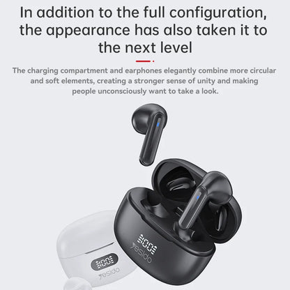Manos libres Bluetooth Yesido TWS19, TWS, Negro
