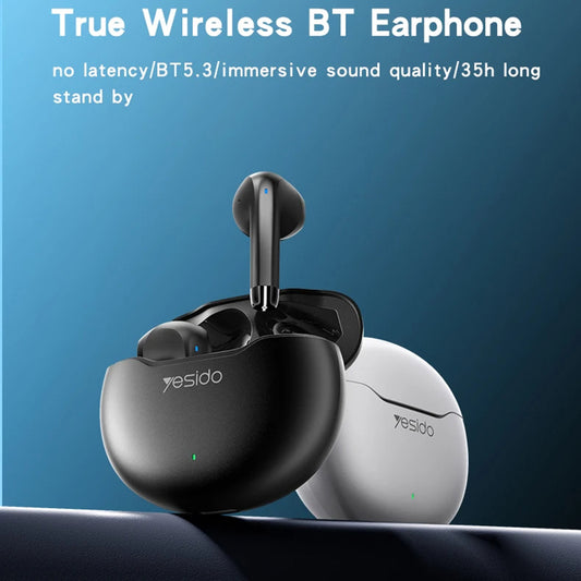 Manos libres Bluetooth Yesido TWS21, TWS, Blanco