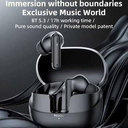Manos libres Bluetooth Yesido TWS26, TWS, Negro