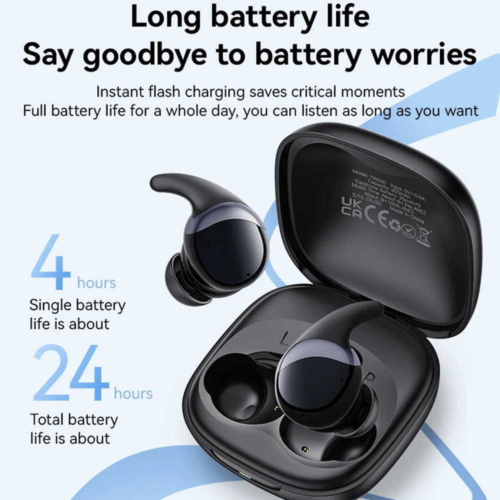 Manos libres Bluetooth Yesido TWS30, TWS, ANC, Negro