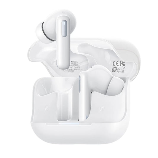Manos libres Bluetooth Yesido TWS34, TWS, ANC, Blanco