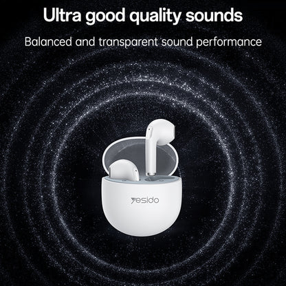 Handsfree Bluetooth Yesido TWS35, TWS, Blanco
