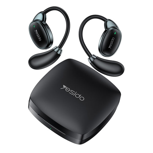 Manos libres Bluetooth Yesido YSP19 BL, TWS, Negro