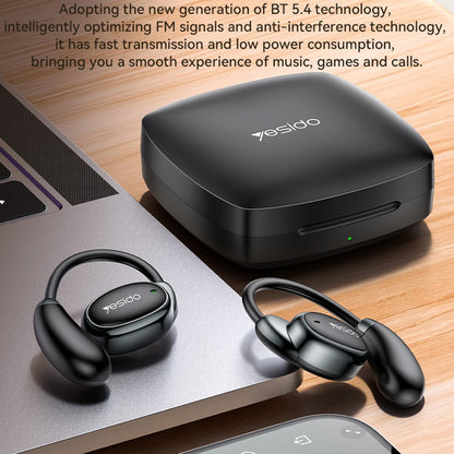 Manos libres Bluetooth Yesido YSP19 BL, TWS, Negro