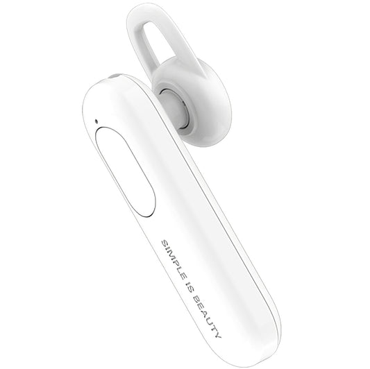 Manos libres Bluetooth XO Design BE4, Multipunto, A2DP, Blanco