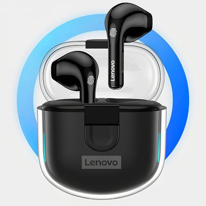 Manos libres Bluetooth Lenovo LP12, TWS, Negro