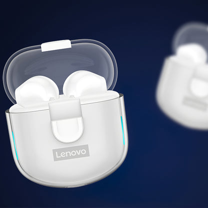 Manos libres Bluetooth Lenovo LP12, TWS, Blanco