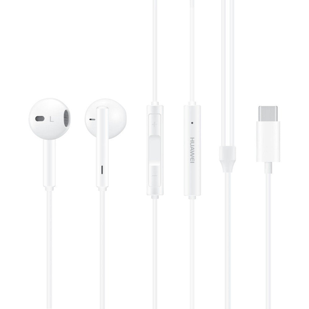 Manos libres USB-C USB-C Huawei CM33, Blanco