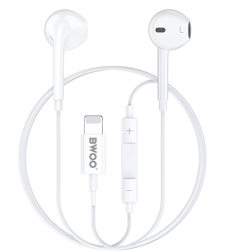 Manos libres Lightning BWOO BO-HF179, Blanco