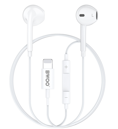 Manos libres Lightning BWOO BO-HF179, Blanco