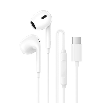 Manos libres USB-C Borofone BM100 Max Fuente, Blanco