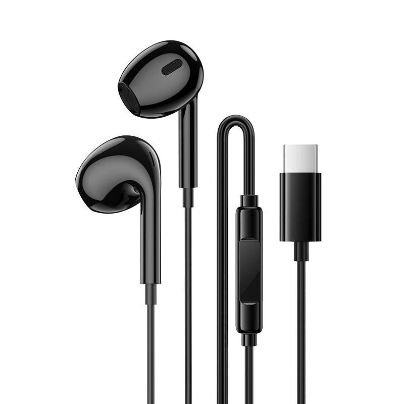 Manos libres USB-C Borofone BM100 Max Fuente, Negro