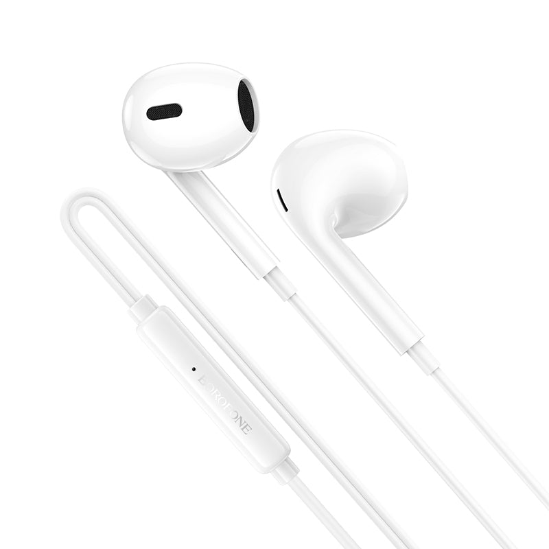 Manos libres USB-C Borofone BM100 Max Fuente, Blanco