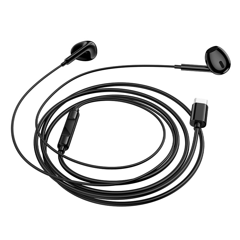 Manos libres USB-C Borofone BM100 Max Fuente, Negro