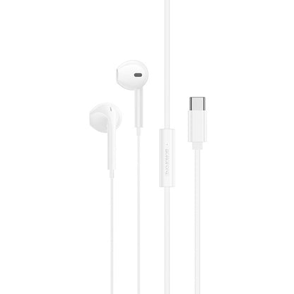 Auriculares manos libres USB-C Borofone BM99 Star, Blanco