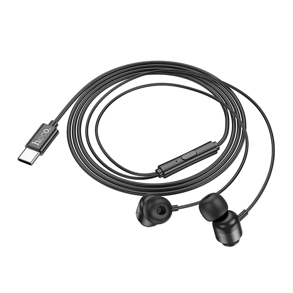 Auriculares manos libres USB-C HOCO M122, Negro
