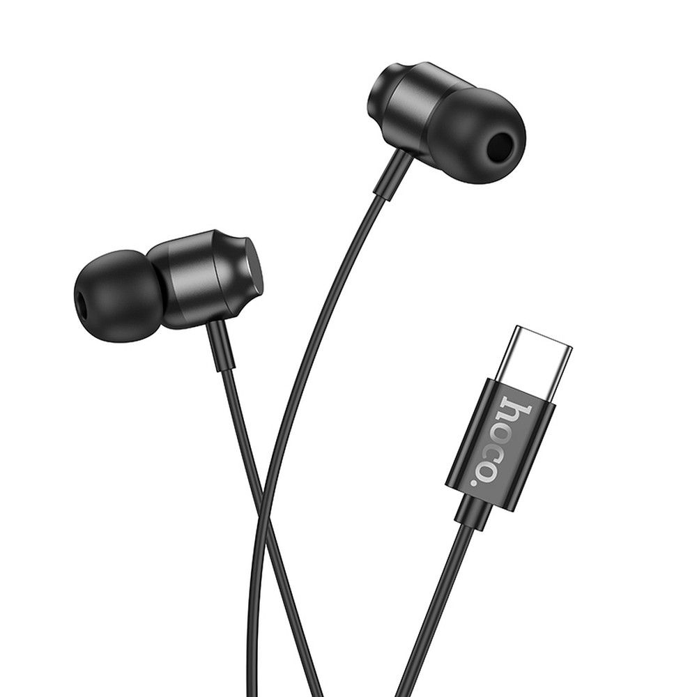 Auriculares manos libres USB-C HOCO M122, Negro