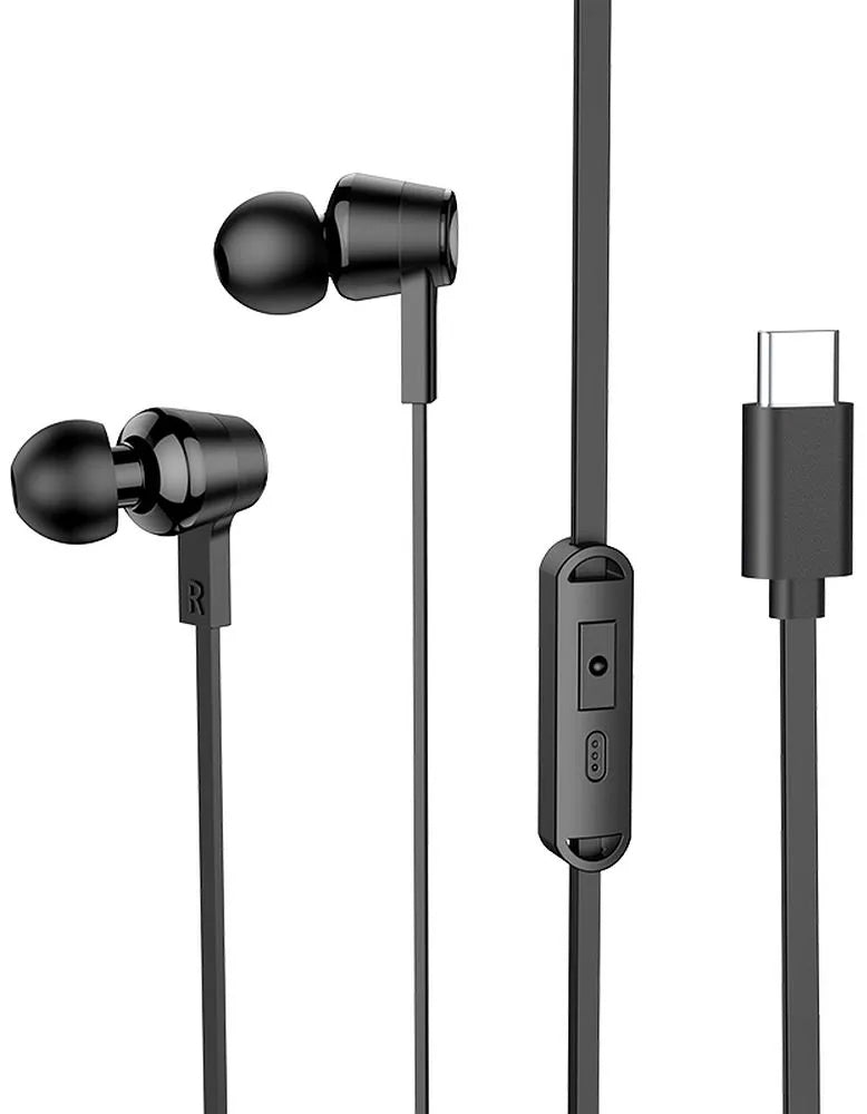 Auriculares manos libres USB-C HOCO M86, Negro