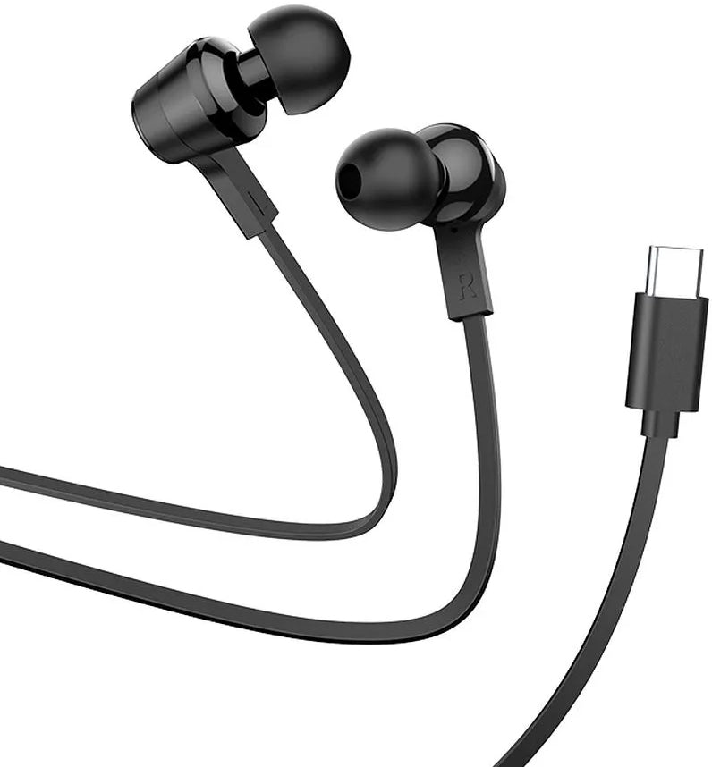 Auriculares manos libres USB-C HOCO M86, Negro