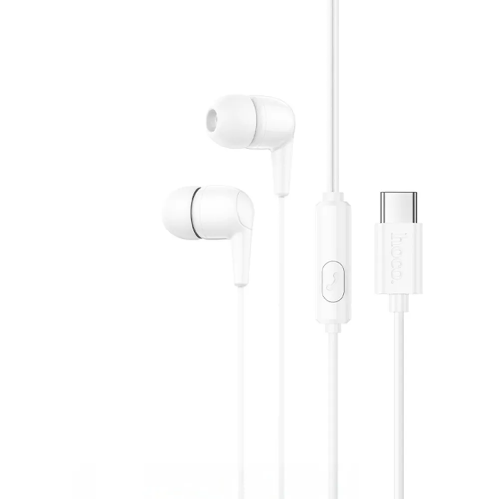 Manos libres USB-C HOCO M97, Blanco