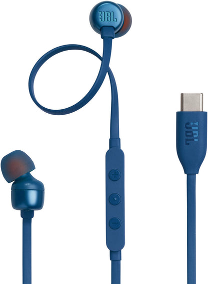 Auriculares manos libres USB-C JBL Tune 310C, Azul JBLT310CBLU