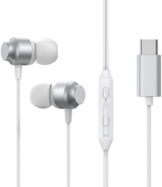 Handsfree USB-C Joyroom JR-EC06, Plateado