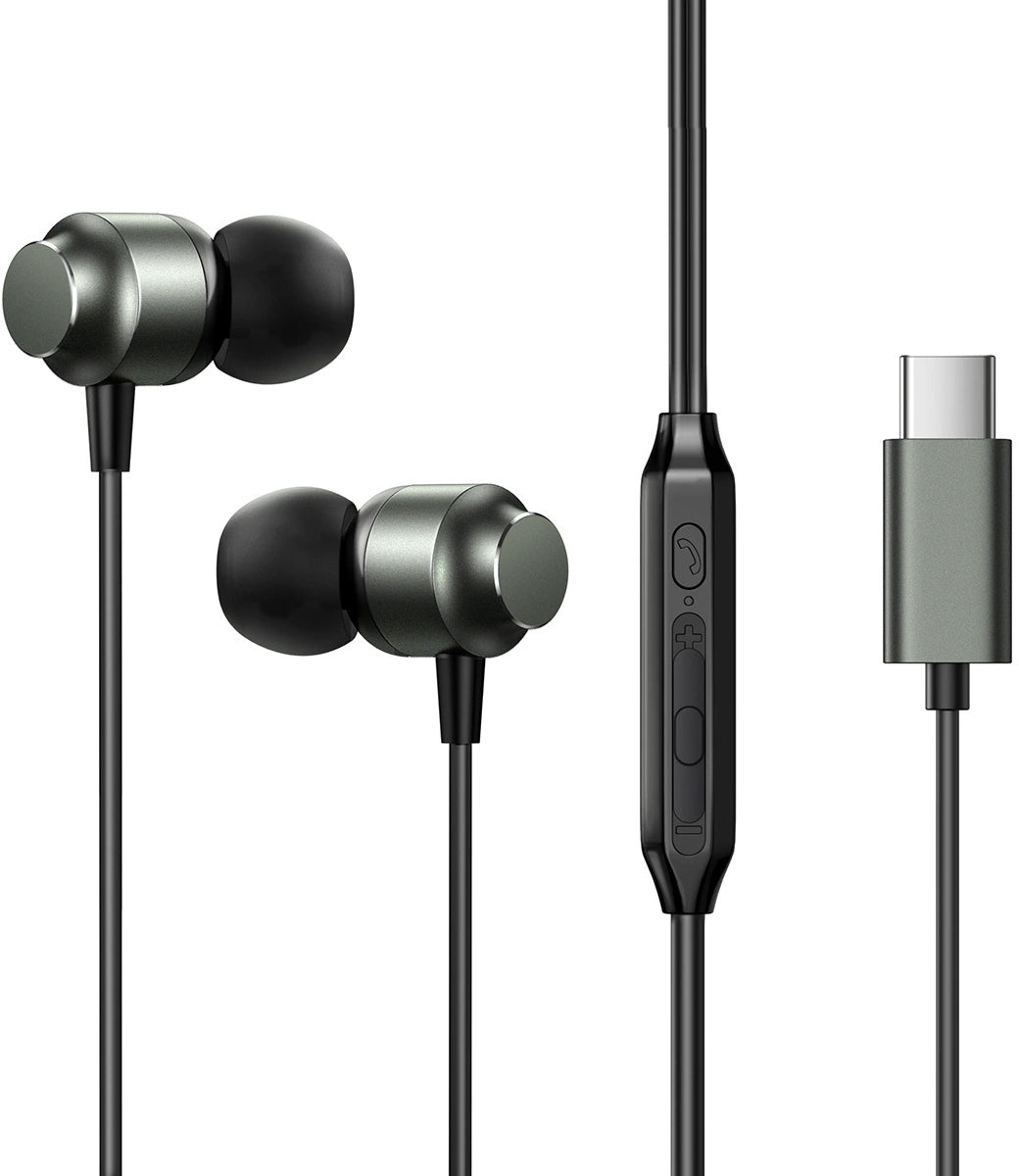 Auriculares manos libres USB-C Joyroom JR-EC06, Gris