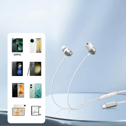 Handsfree USB-C Joyroom JR-EC06, Plateado