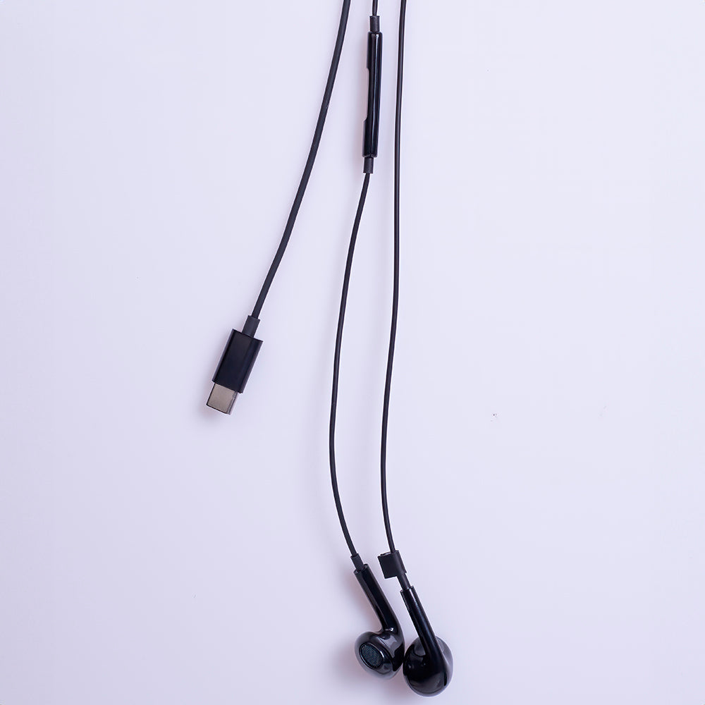 Manos libres USB-C MaXlife MXEP-04, Negro