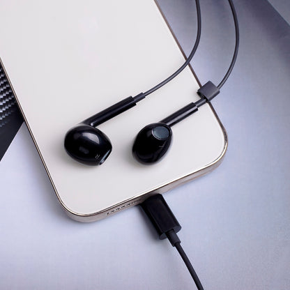 Manos libres USB-C MaXlife MXEP-04, Negro