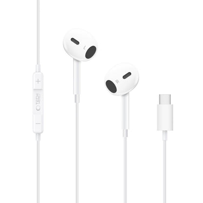 Handsfree USB-C Tech-Protect Ultraboost Core G2, Blanco