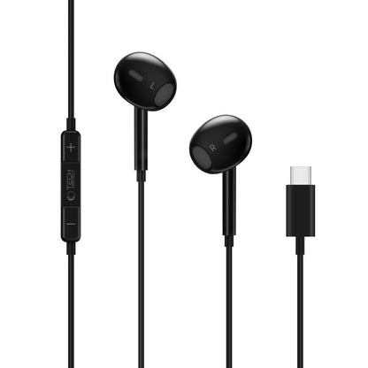 Manos libres USB-C Tech-Protect Ultraboost Core G2, Negro