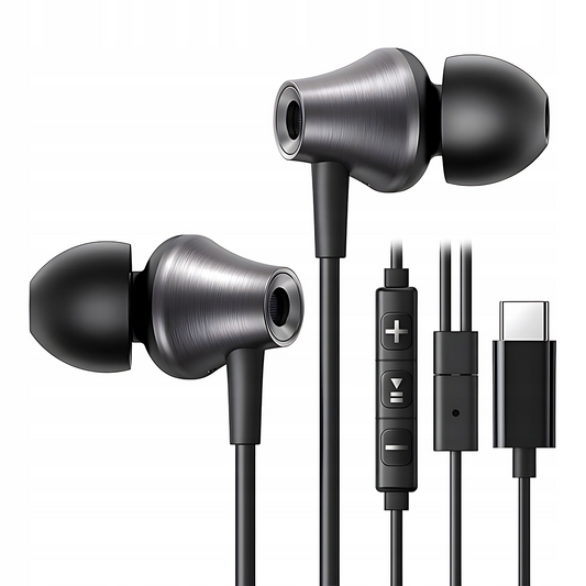 Handsfree USB-C UGREEN EP105, Negro